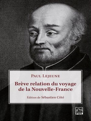 cover image of Brève relation du voyage de la Nouvelle-France